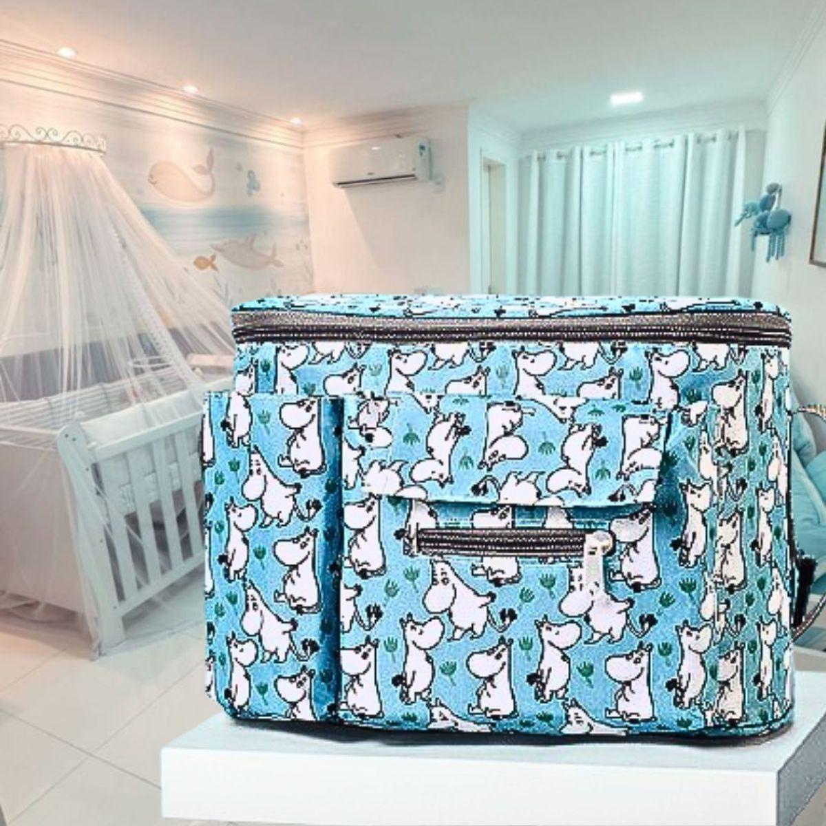 Mochila Pañalera Bolso Maternal Impermeable Mama Bebe Lau-9