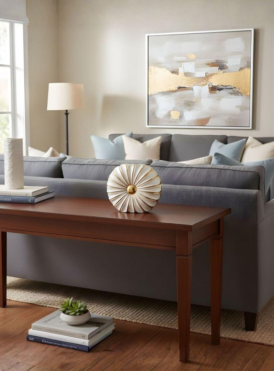 Florero Decorativo Elegante Detalle Ornamental Contraste Jhn-9