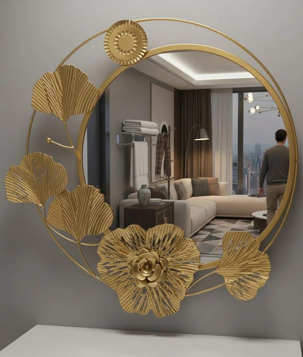 Espejo Decorativo Pared Diseño Inspiración Botánica Jhn-9