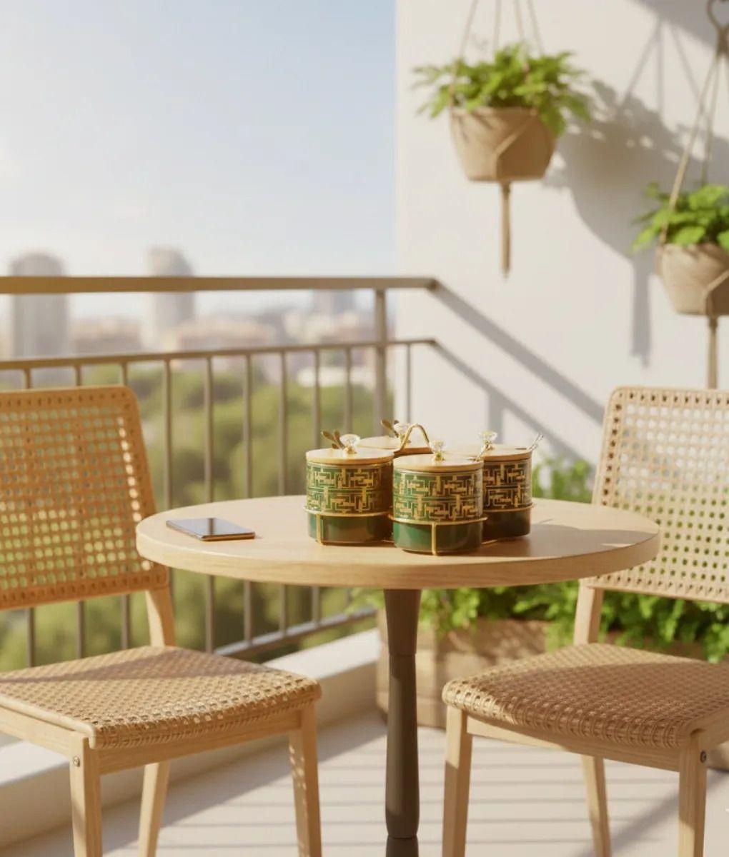 Juego Contenedores Frascos Organización Estilo Elegante Jhn-9