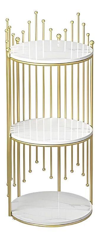 Mesa Centro Estante Decorativo Esquinero Almacenamiento Jhn-9