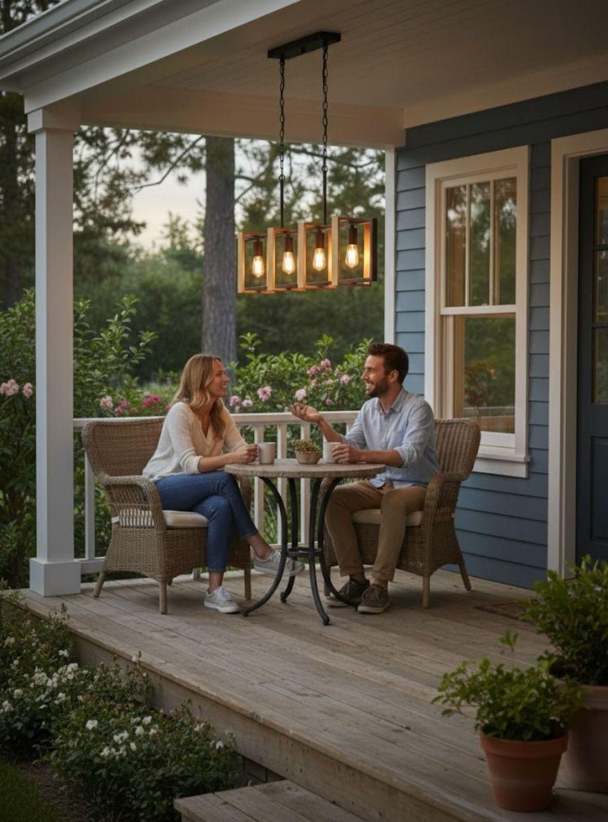 Lámpara Techo Colgante Contemporáneo Diseño Geométrico Jhn-3