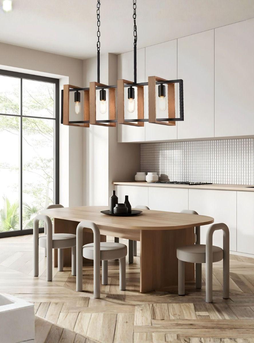 Lámpara Techo Colgante Contemporáneo Diseño Geométrico Jhn-5