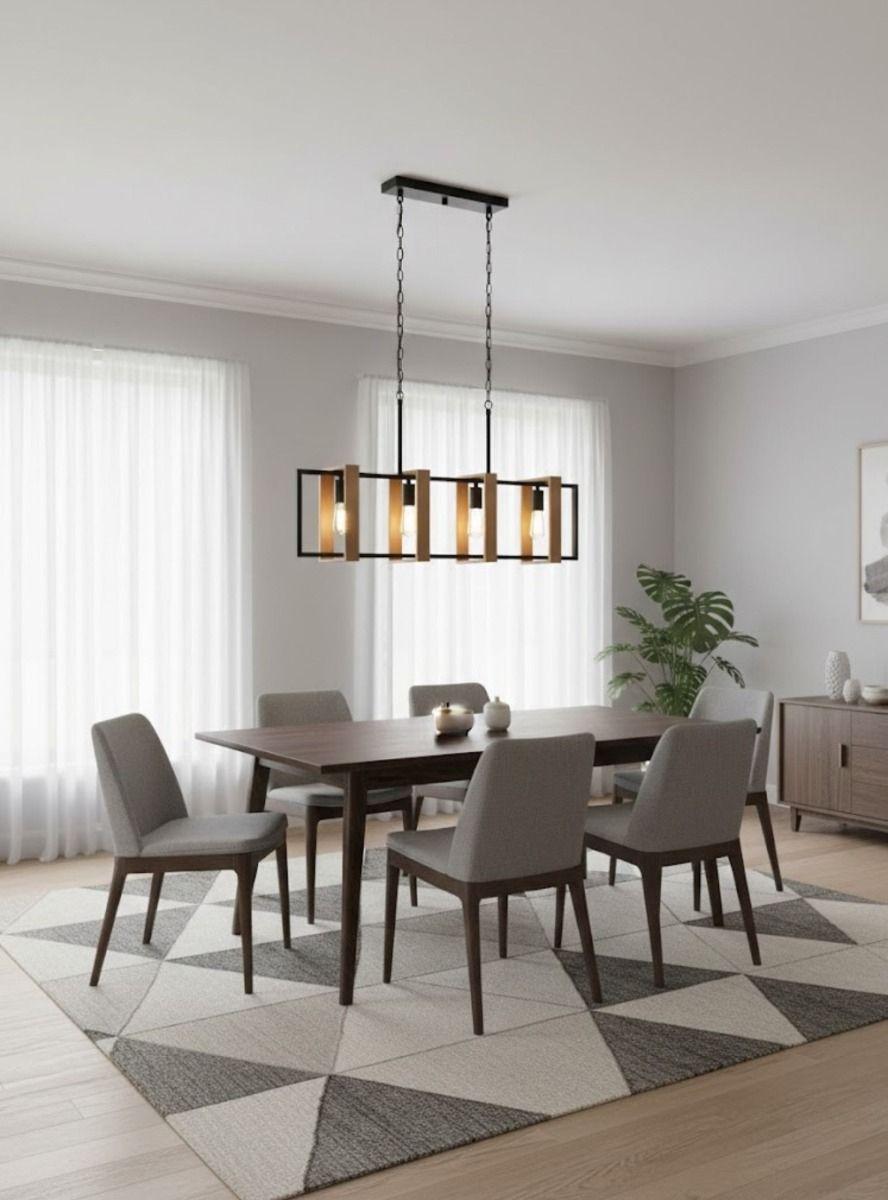 Lámpara Techo Colgante Contemporáneo Diseño Geométrico Jhn-9