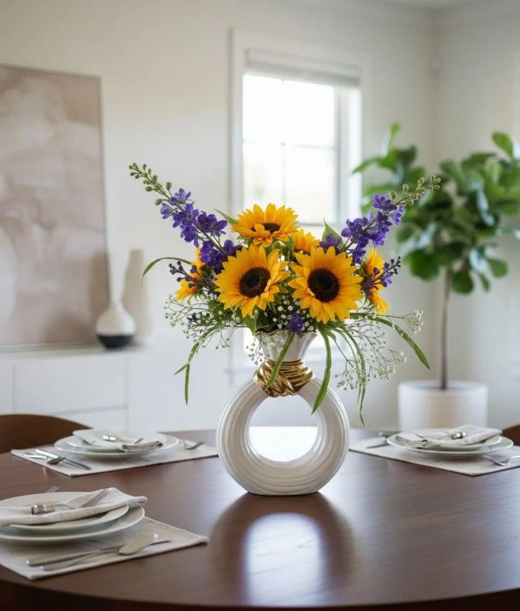 Florero Decorativo Jarrón Diseño Conceptual Atrevido Jhn -9