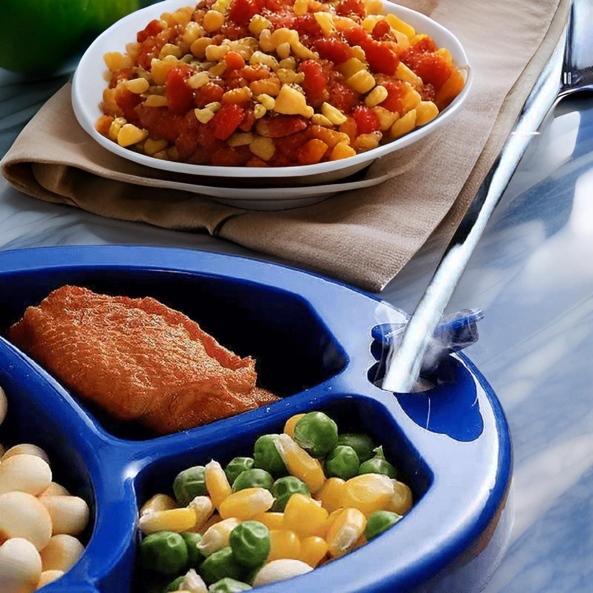 Set 3 Platos Silicona Aislamiento Agua Entrena Niños Lau-5