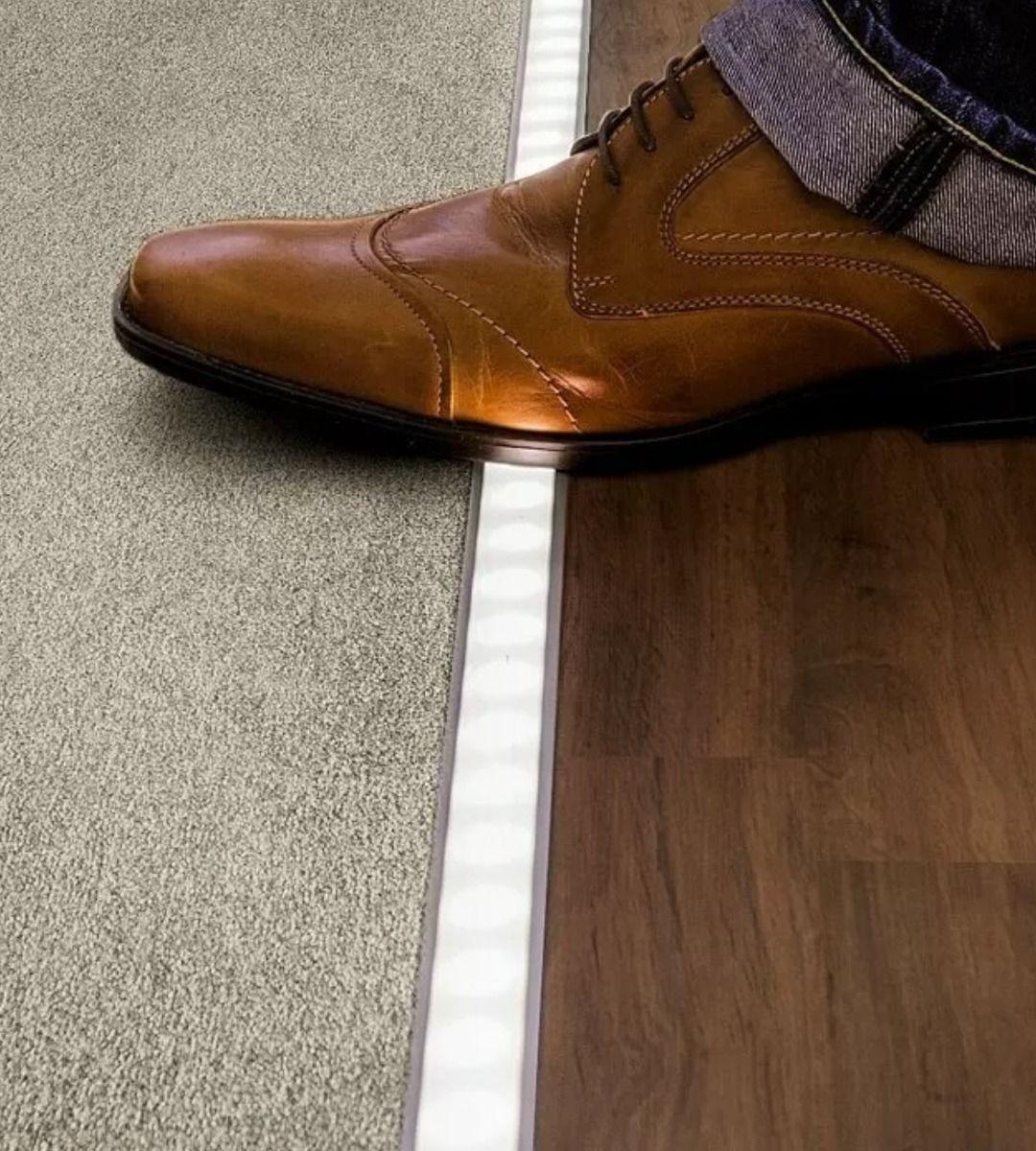 Perfil Embutir Piso Tiras LED 3 Mts Compacto Decoración Jhn-5
