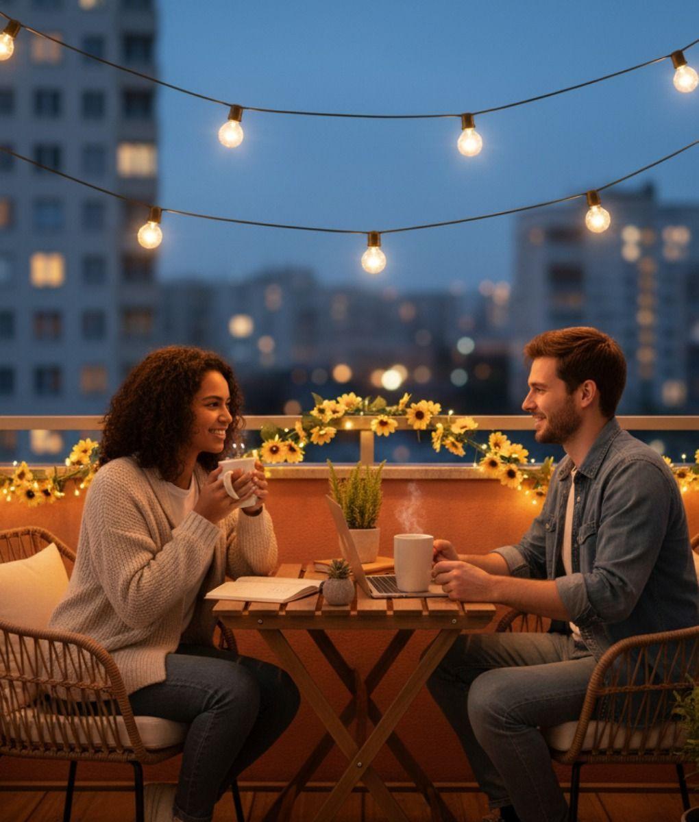 Set 3 Flores Artificiales Guirnalda Girasoles Enredadera Jhn-2