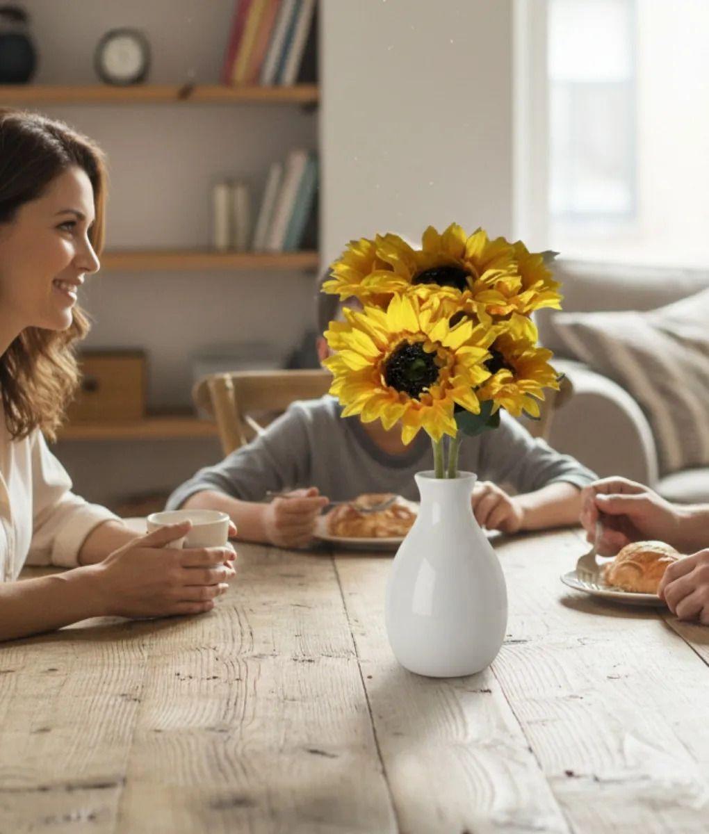 Ramo Floral Artificial Decorativo Girasoles Adorno Hogar Jhn-7