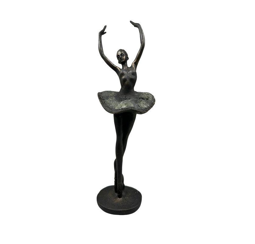 Estatua Bailarin Ballet Arte Metal Sala Decoracion Hogar Lau-0