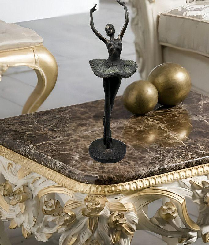 Estatua Bailarin Ballet Arte Metal Sala Decoracion Hogar Lau-6