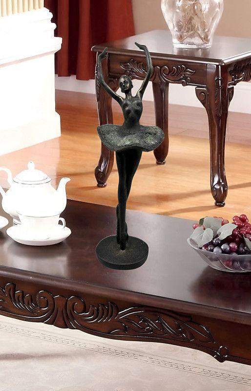 Estatua Bailarin Ballet Arte Metal Sala Decoracion Hogar Lau-7