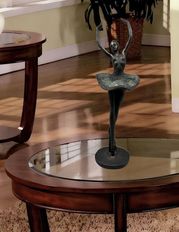 Estatua Bailarin Ballet Arte Metal Sala Decoracion Hogar Lau-8