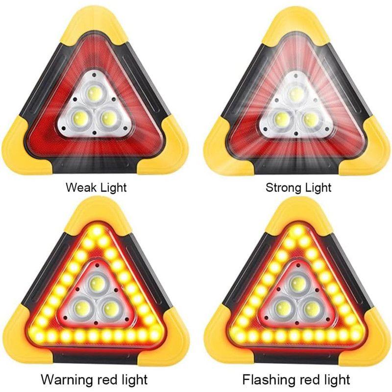 Luz Emergencia Triangular LED USB Reflectante Lau-2