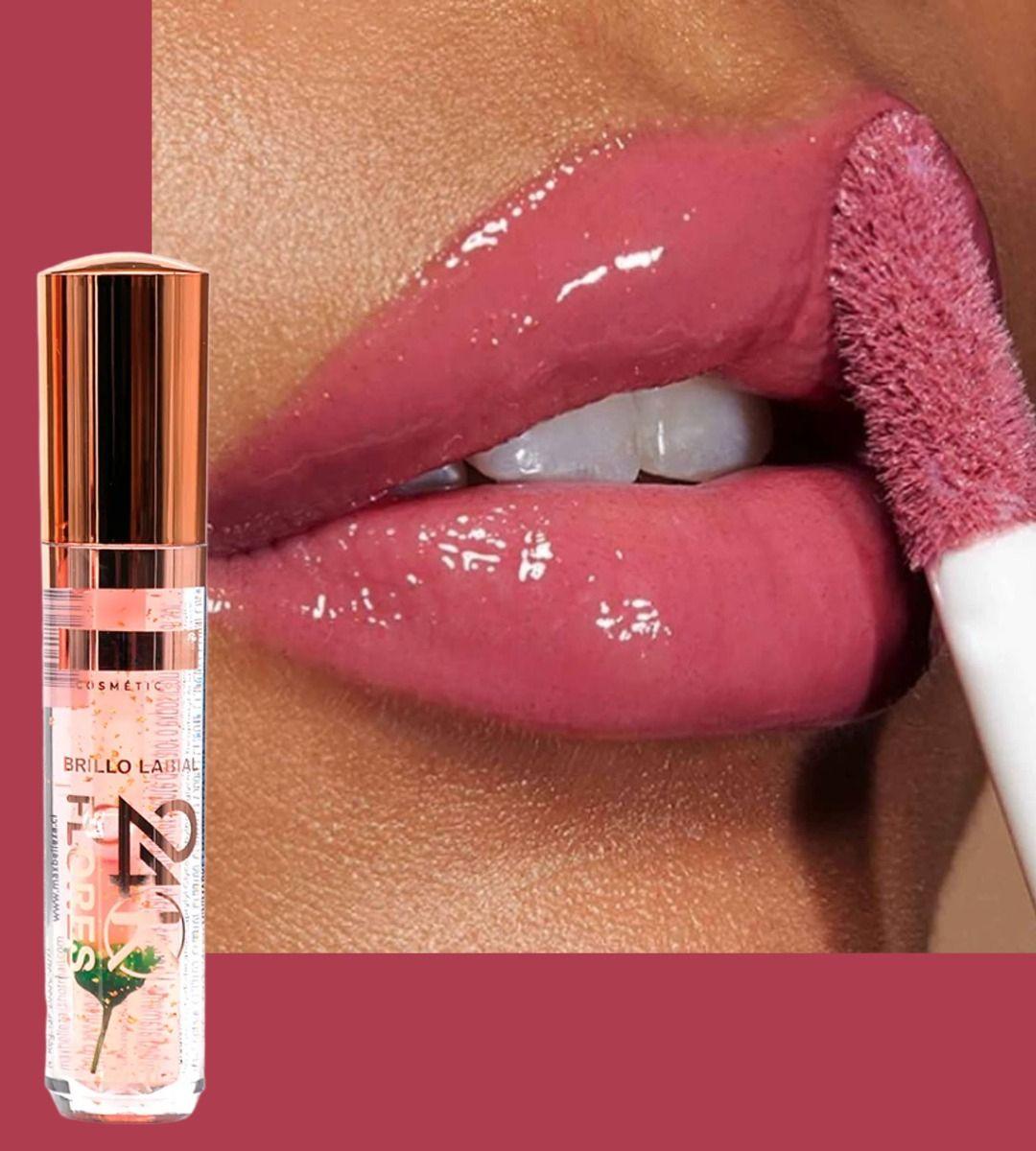 Set 3 Brillo Labial 24K Flores Hidrata Nutre Jhn-5