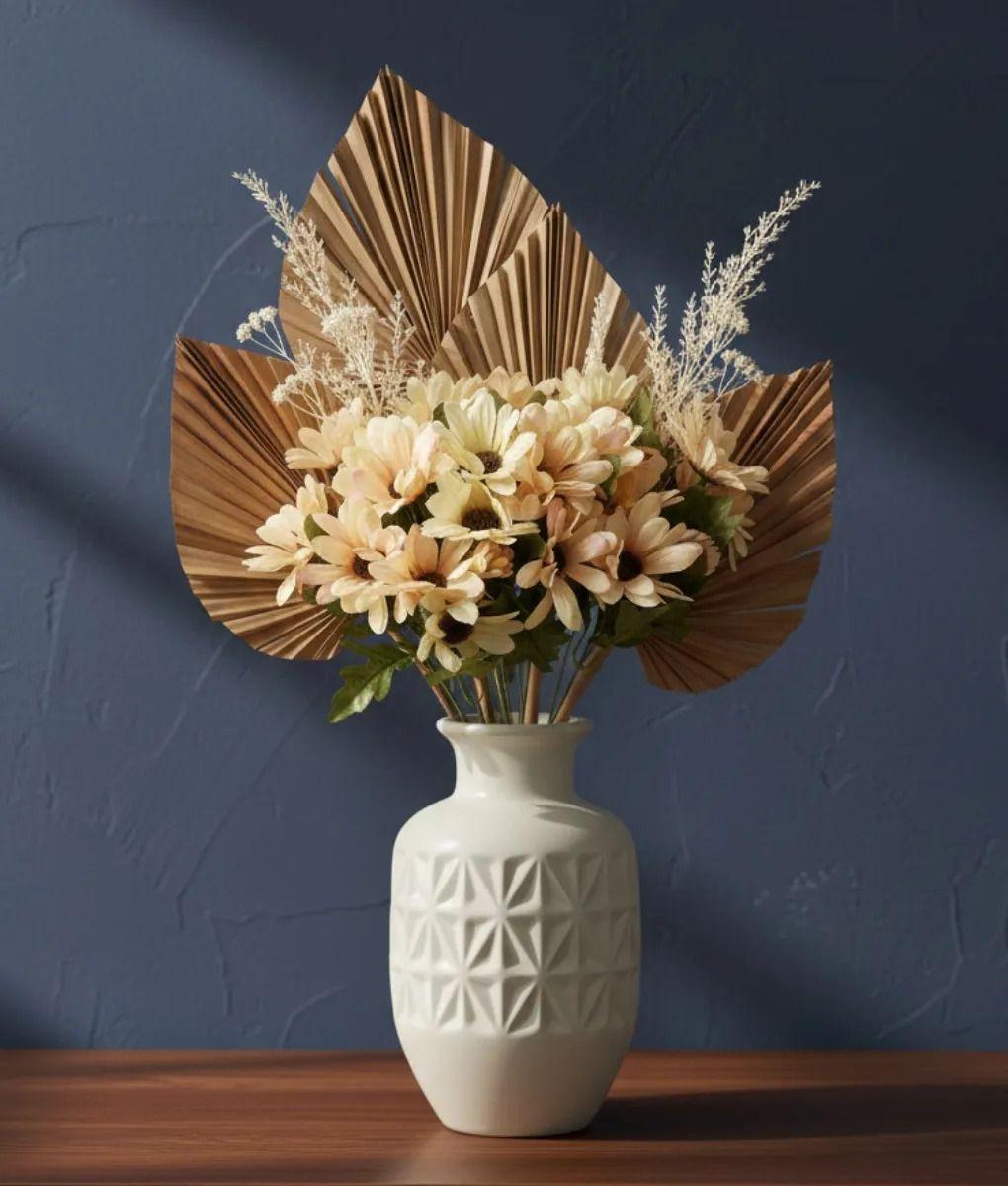 Set 2 Flores Artificiales Ramo Campestre Decorativo Jhn-5