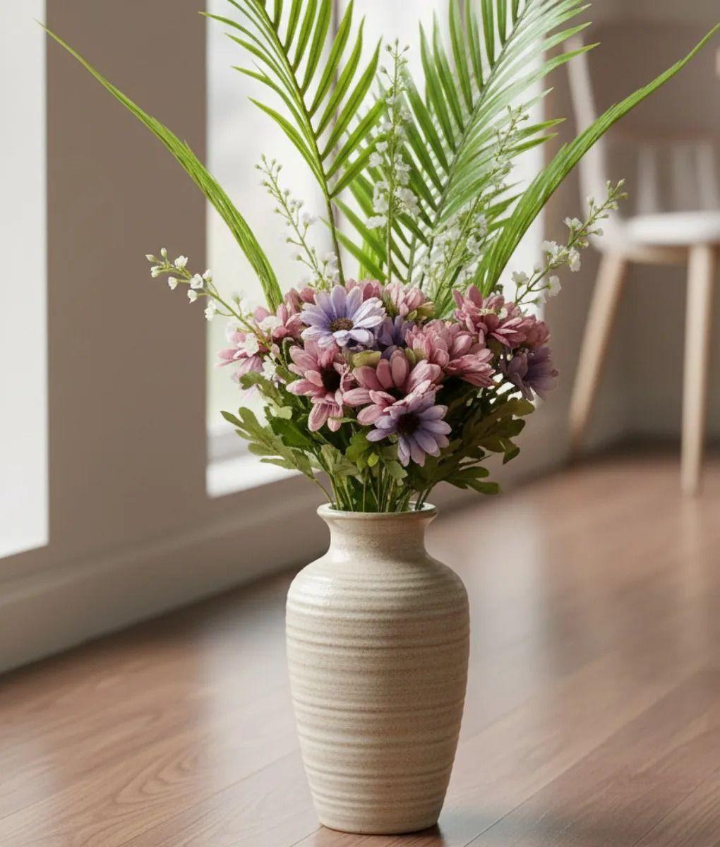 Set 2 Flores Artificiales Ramo Campestre Decorativo Jhn-9