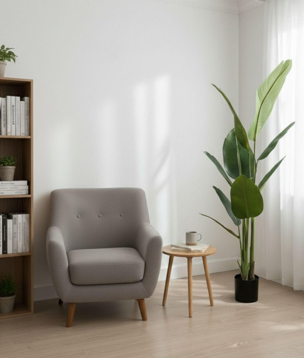 Planta Artificial Decorativa Ave de Paraíso Adorno Hogar Jhn-5