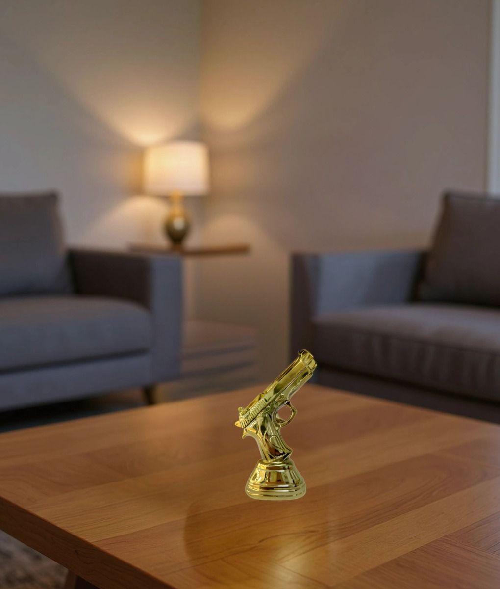 Figura Decorativa Estatua Pistola Adorno Arte Hogar Jhn-8