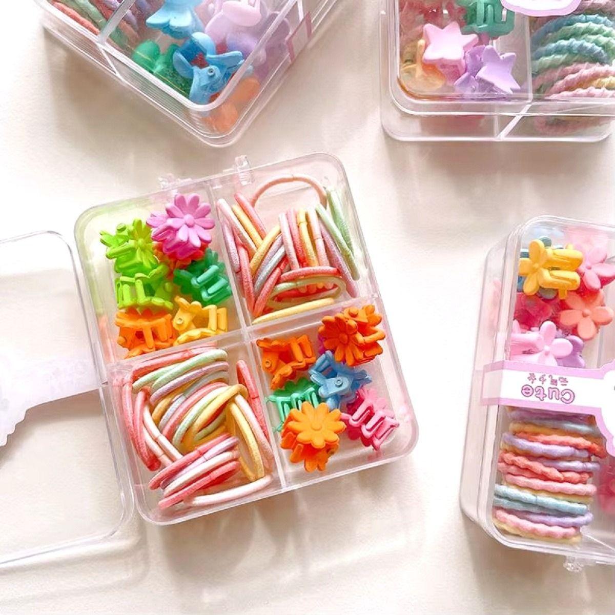 Set de 5 Pack Gomas Pinzas Elásticas Niñas Coleteros Jhn-7