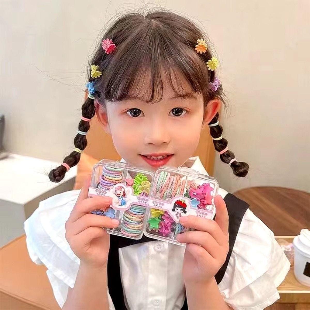 Set de 5 Pack Gomas Pinzas Elásticas Niñas Coleteros Jhn-8