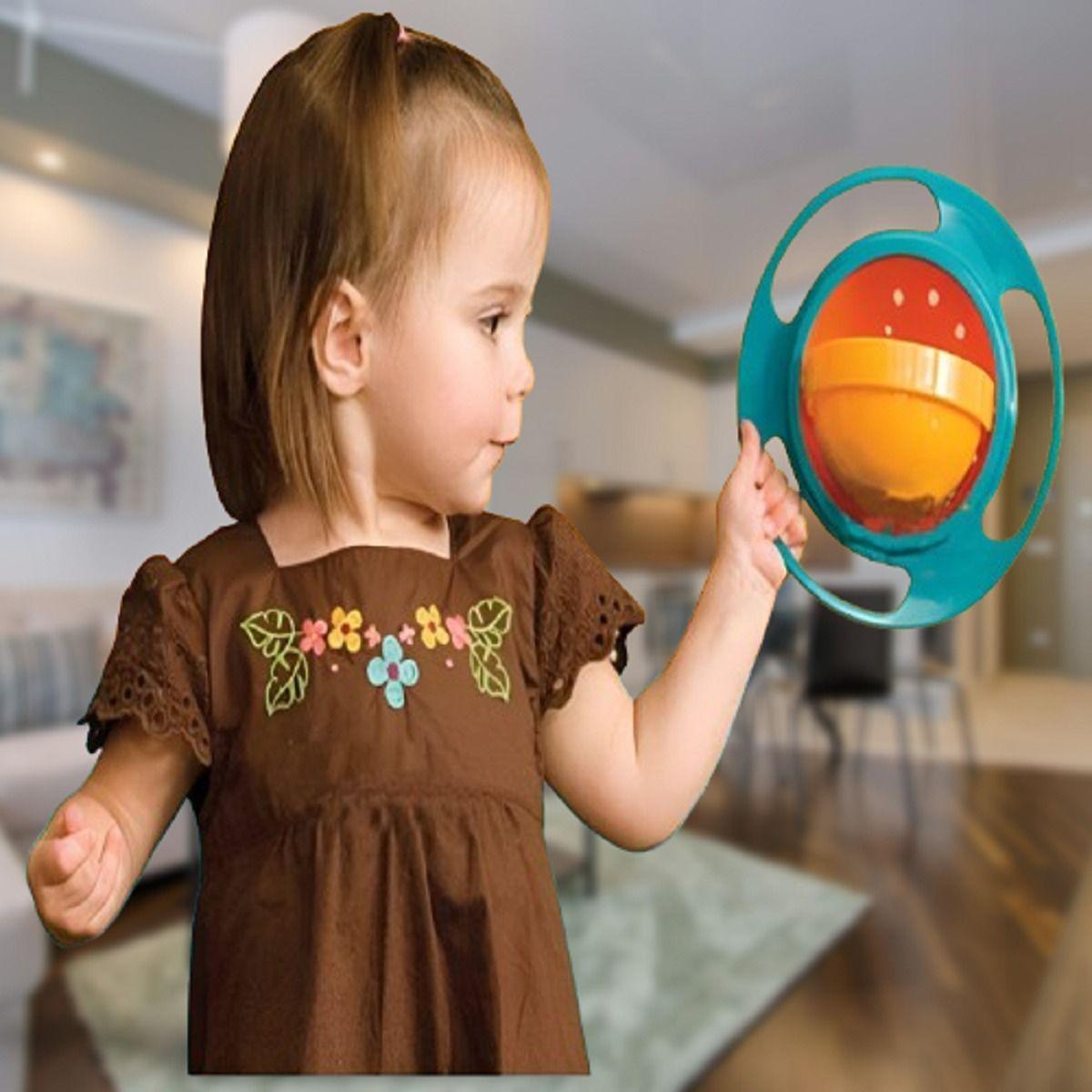 Set 3 Platos Tazon Equilibrio Divertido Niños Bebes Lau-3