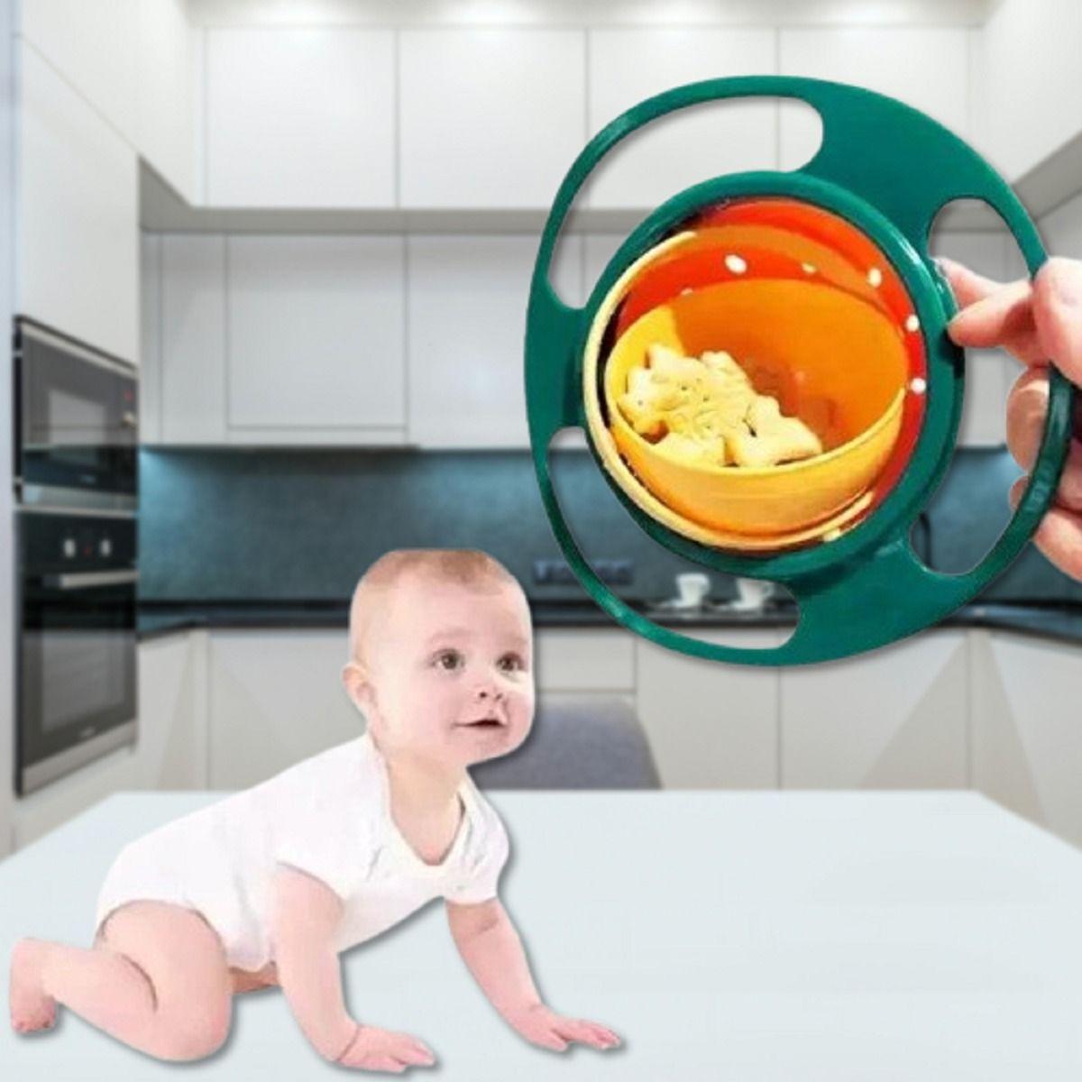 Set 3 Platos Tazon Equilibrio Divertido Niños Bebes Lau-9