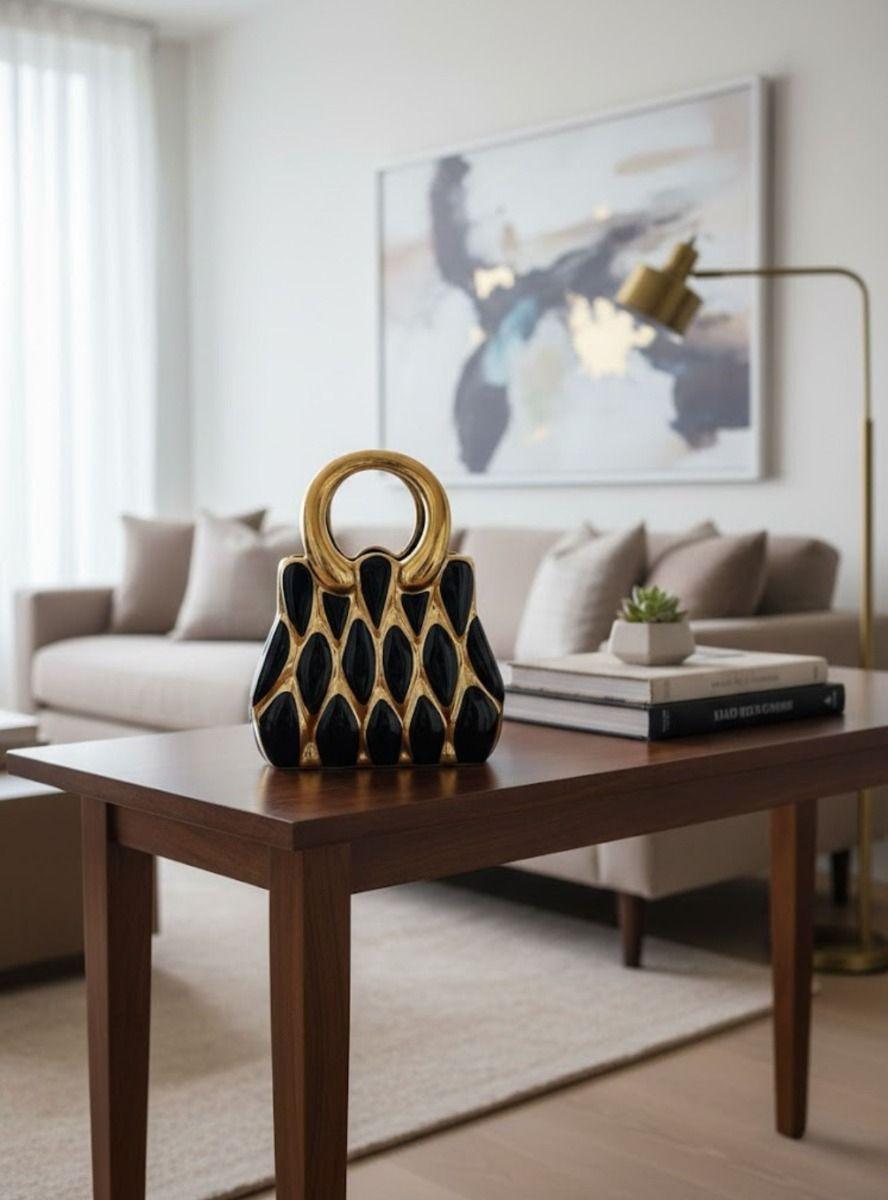 Figura Decorativo Adorno Mesa Diseño Moda Bolso Arte Jhn-8