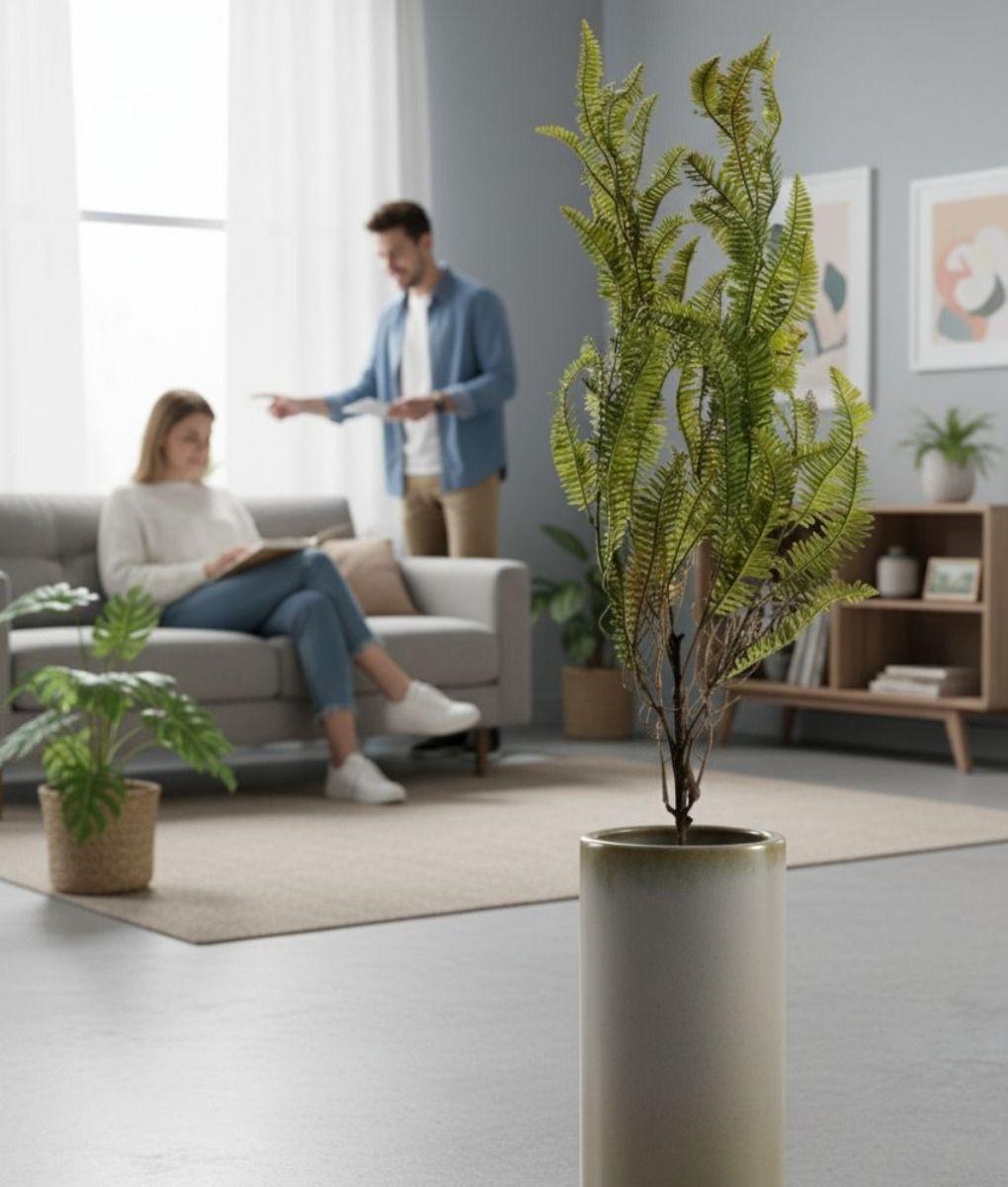 Planta Artificial Helecho Ramificado Bosque Adorno Jhn-3