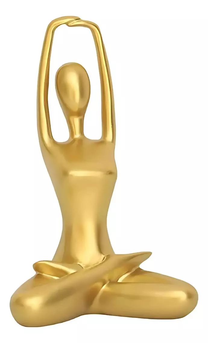 Figura Decorativa Yoga Estatua Meditación Adorno Hogar Jhn-1