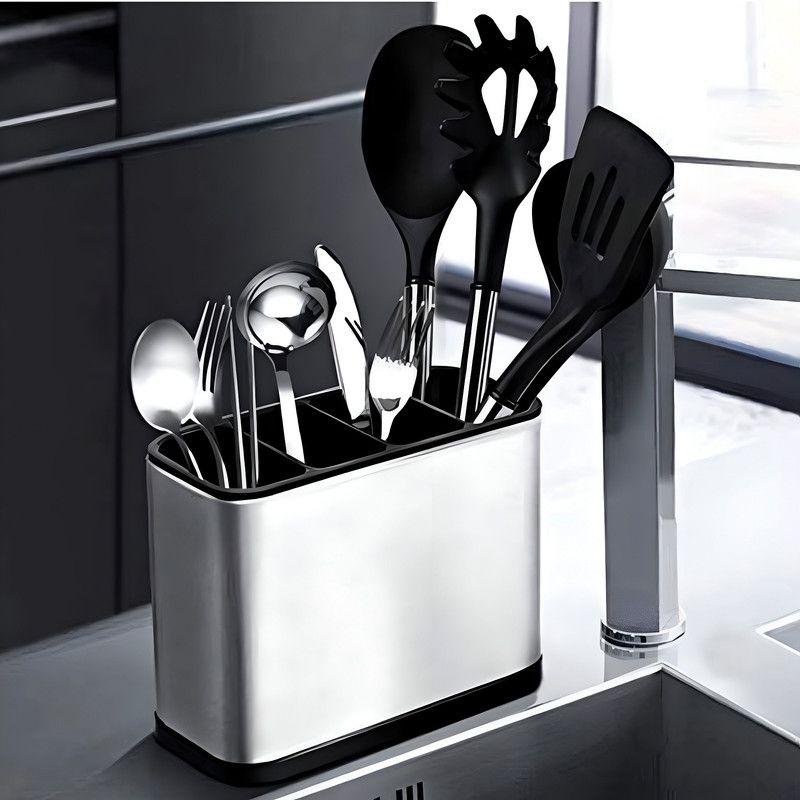 Organizador Escurridor Cubiertos Cocina Practico Lau-9