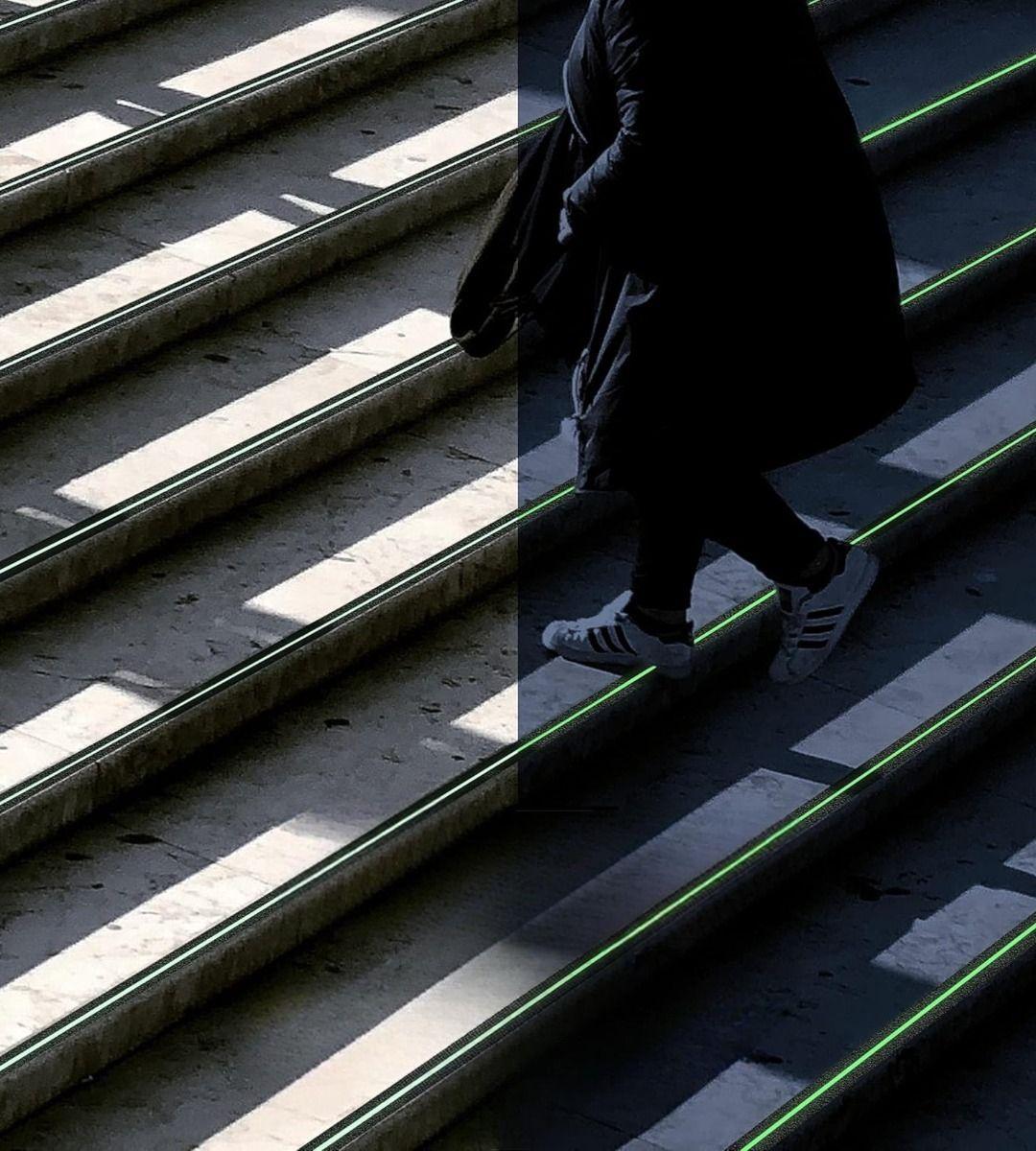 Cinta Seguridad Luminosa Antideslizante Adhesiva 5m Jhn-6