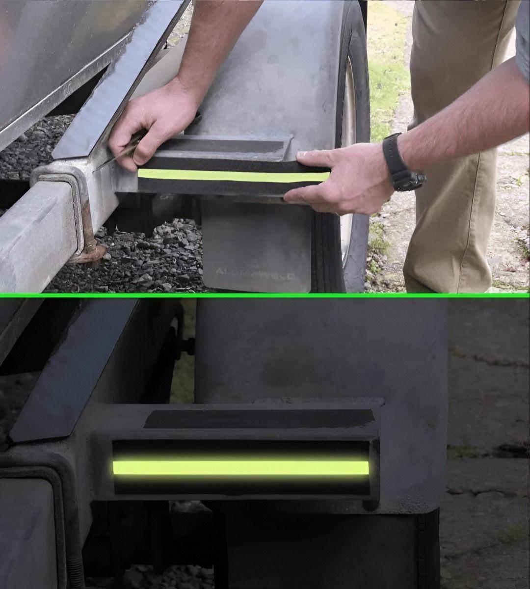 Cinta Seguridad Luminosa Antideslizante Adhesiva 5m Jhn-8