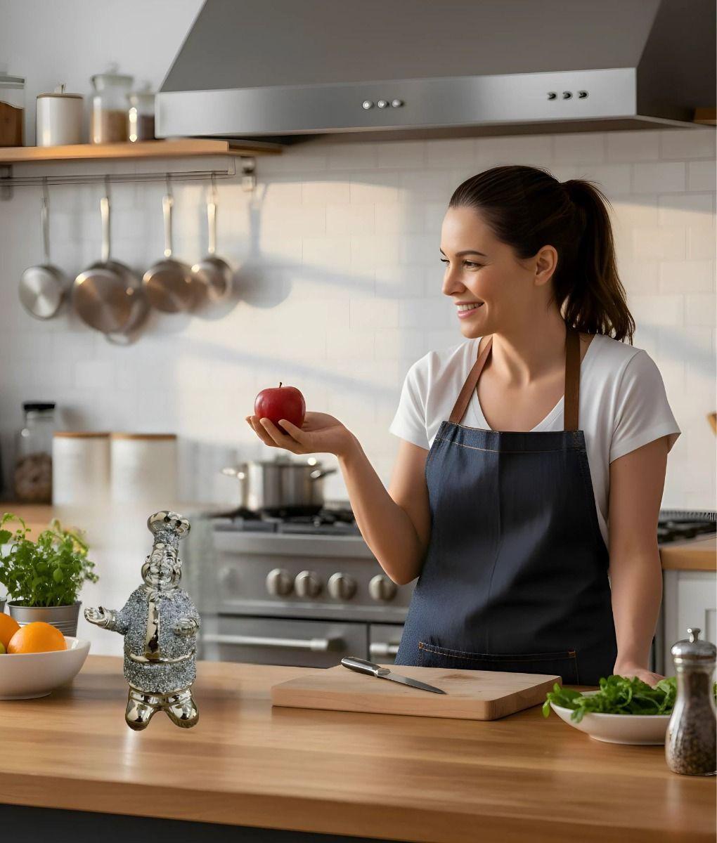 Figura Decorativa Estatua Chef Estilo Cocina Adorno Jhn-2