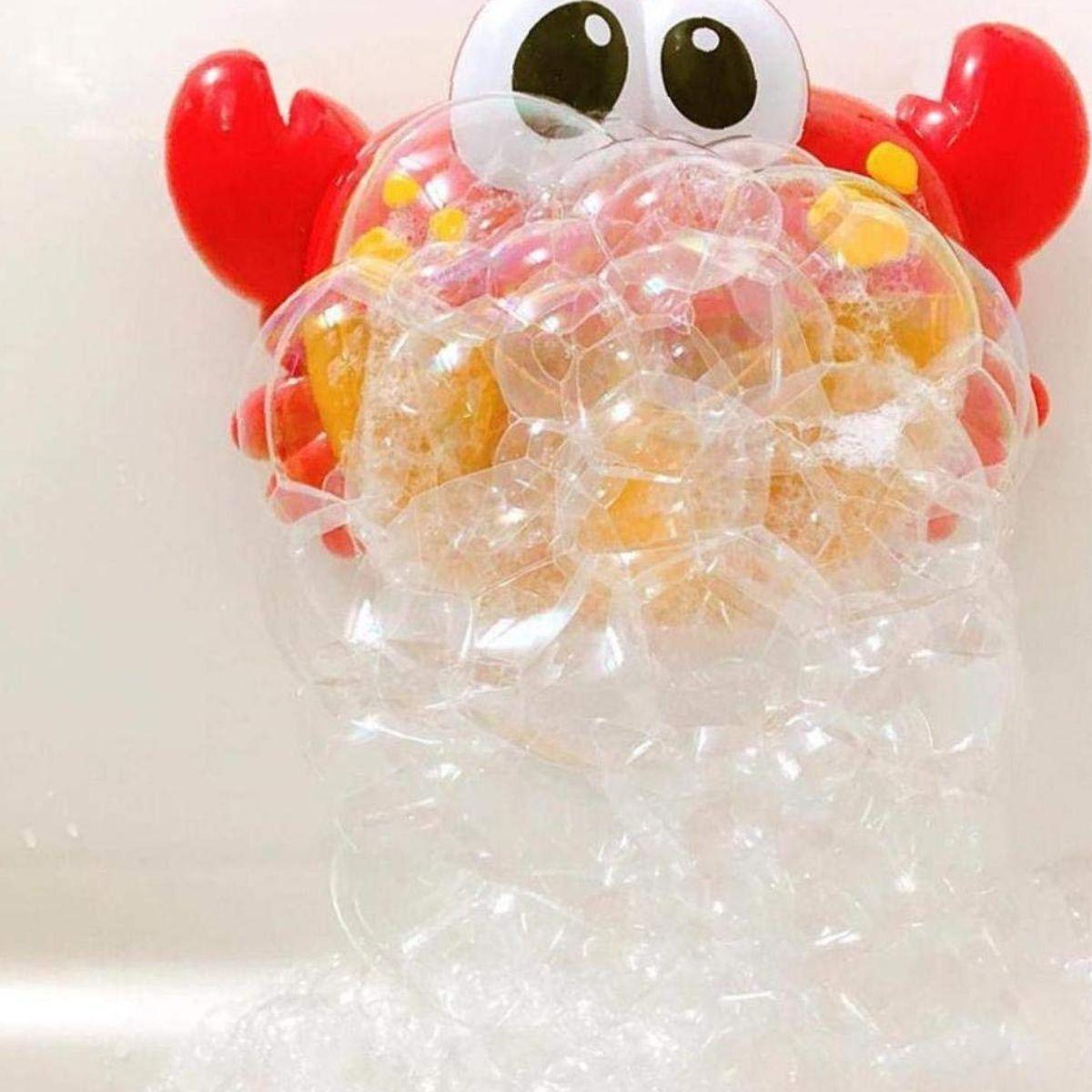 JUGUETE BAÑO BURBUJAS DUCHA MUSICAL CANGREJO BEBE LAU-4