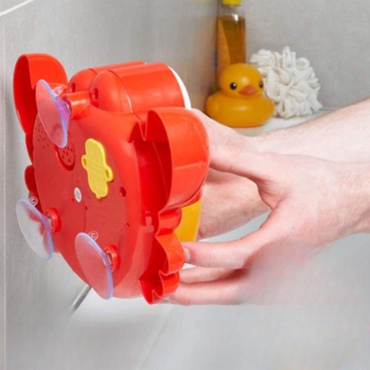 JUGUETE BAÑO BURBUJAS DUCHA MUSICAL CANGREJO BEBE LAU-8