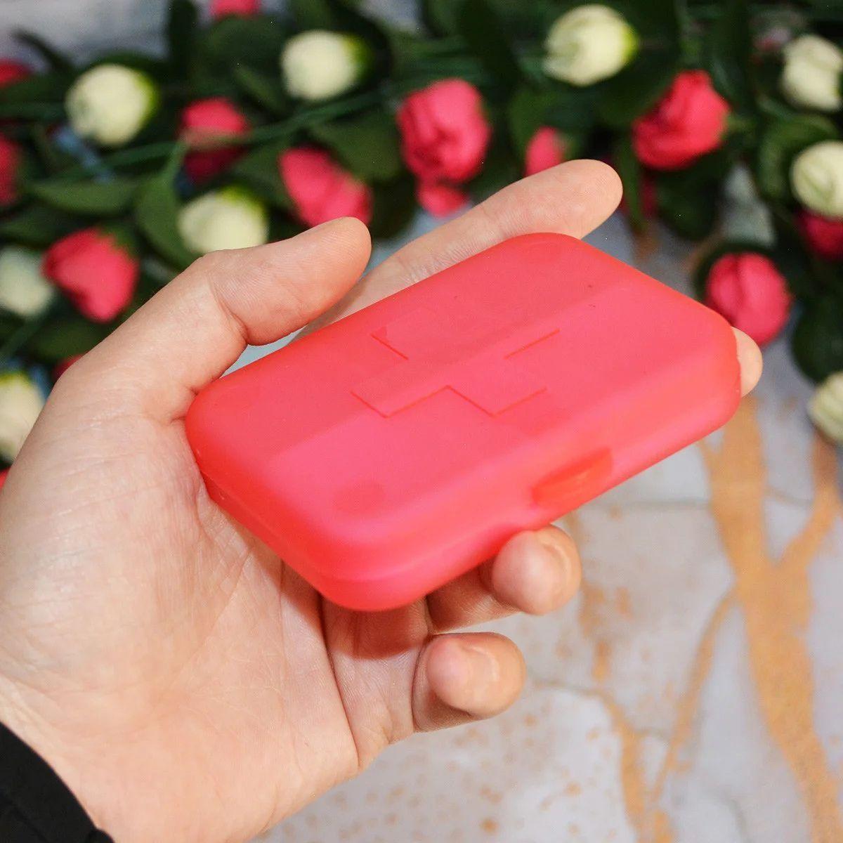 SET 5 PASTILLEROS PORTATIL VIAJE 6 COMPARTIMIENTO LAU-6