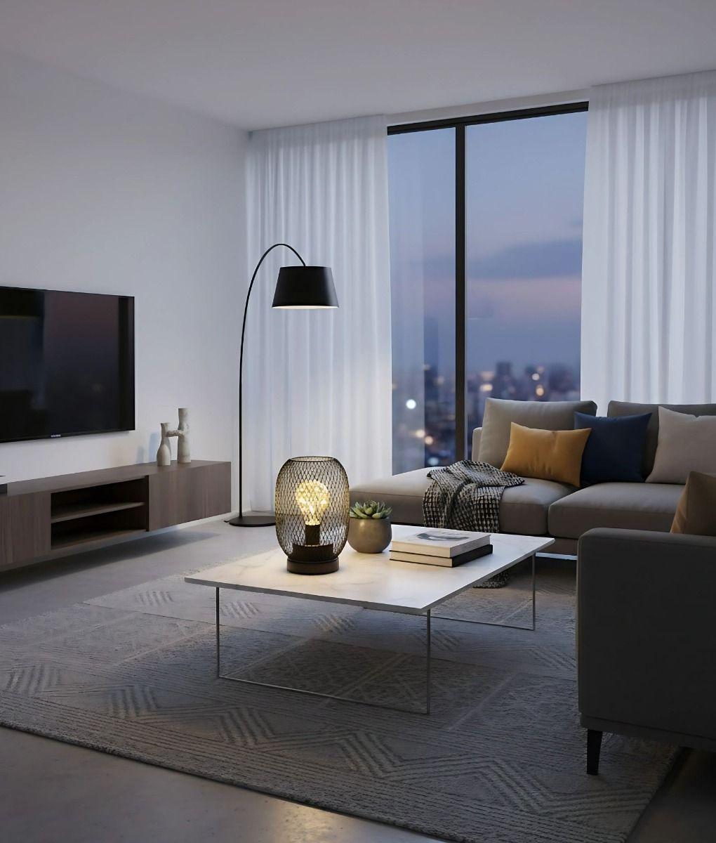 Lámpara Decorativa Mesa Minimalista Industrial Hogar Jhn-8