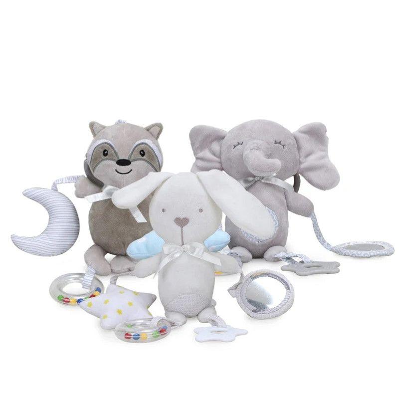 Sonajero Peluche Suave Estimulacion Cuna Coche Bebes Lau-3