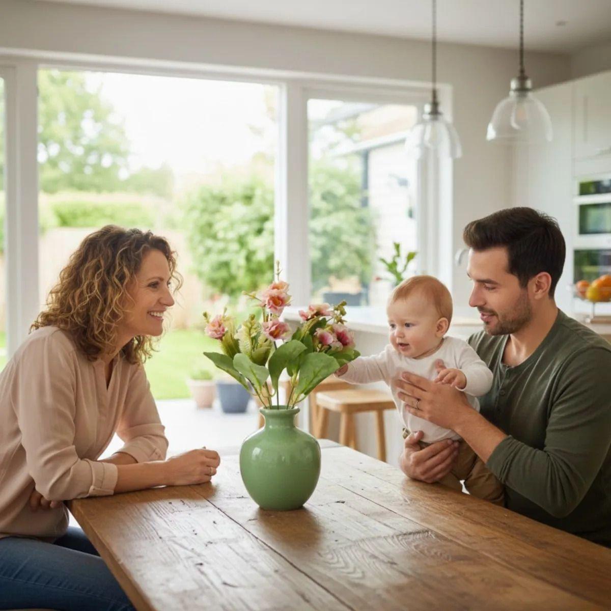 Set 4 Ramo Floral Artificial Botánico Esencia Silvestre Jhn-4