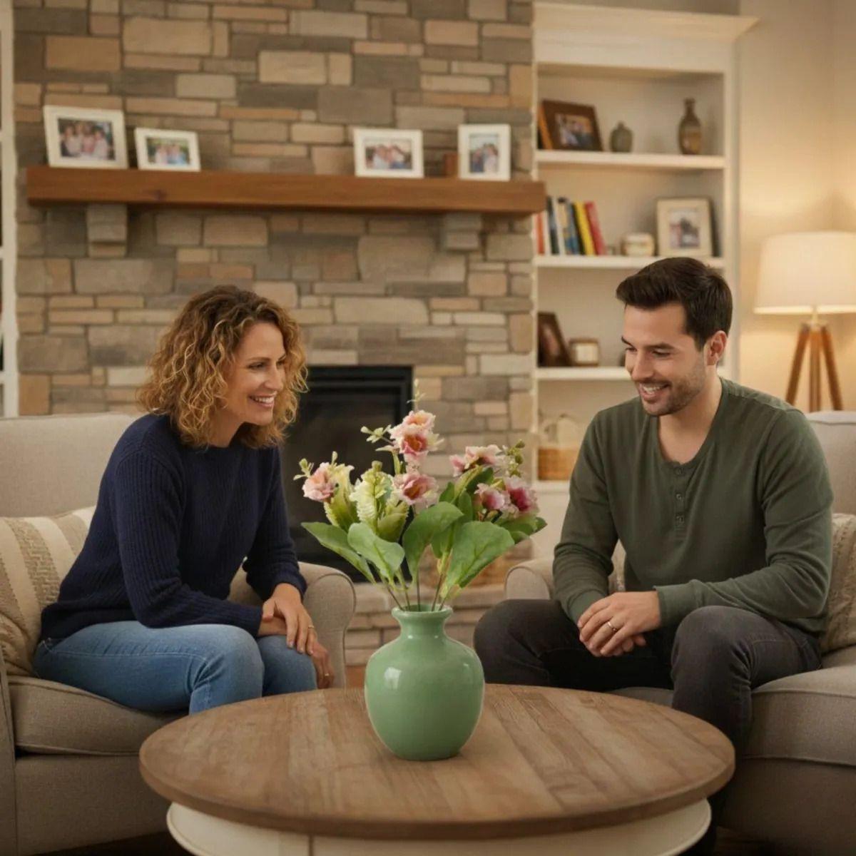 Set 4 Ramo Floral Artificial Botánico Esencia Silvestre Jhn-5