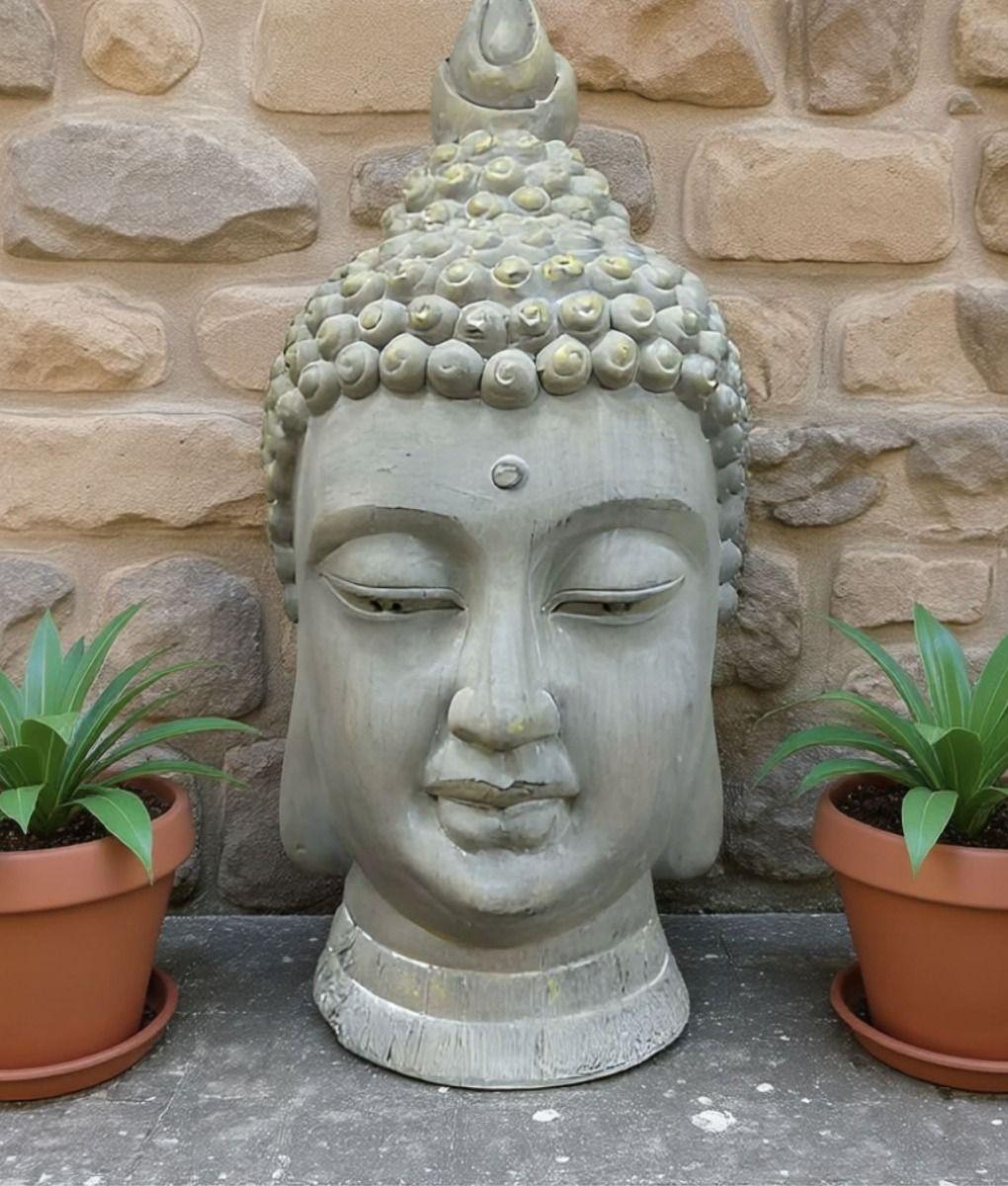 Figura Estatua Decorativa Cabeza Buda Adorno Hogar Jhn-5