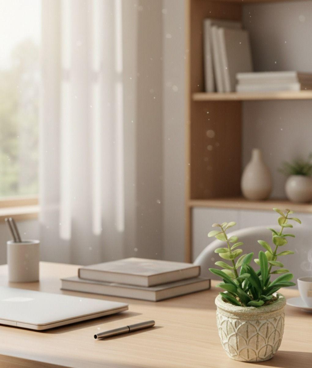 Planta Artificial Decorativa Adorno Hogar Macetero Jhn-9