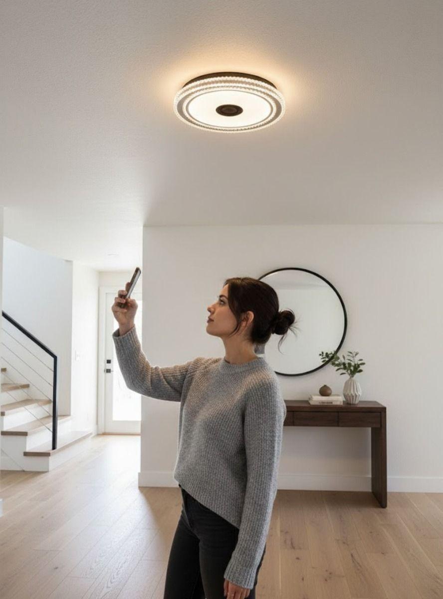 Lámpara Techo Decorativa Moderna Plafón LED Elegante Jhn-2