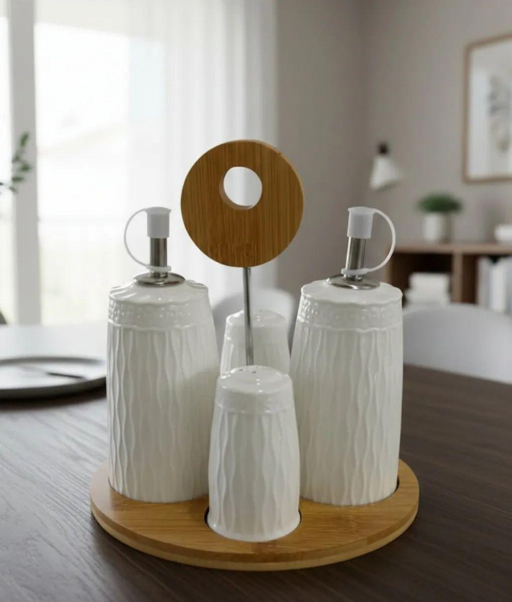 Especiero Diseño Práctico Juego Menaje Mesa Servir Jhn-8