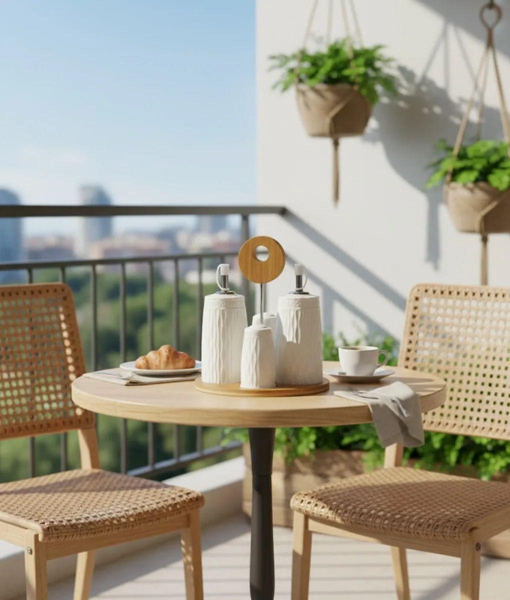 Especiero Diseño Práctico Juego Menaje Mesa Servir Jhn-9