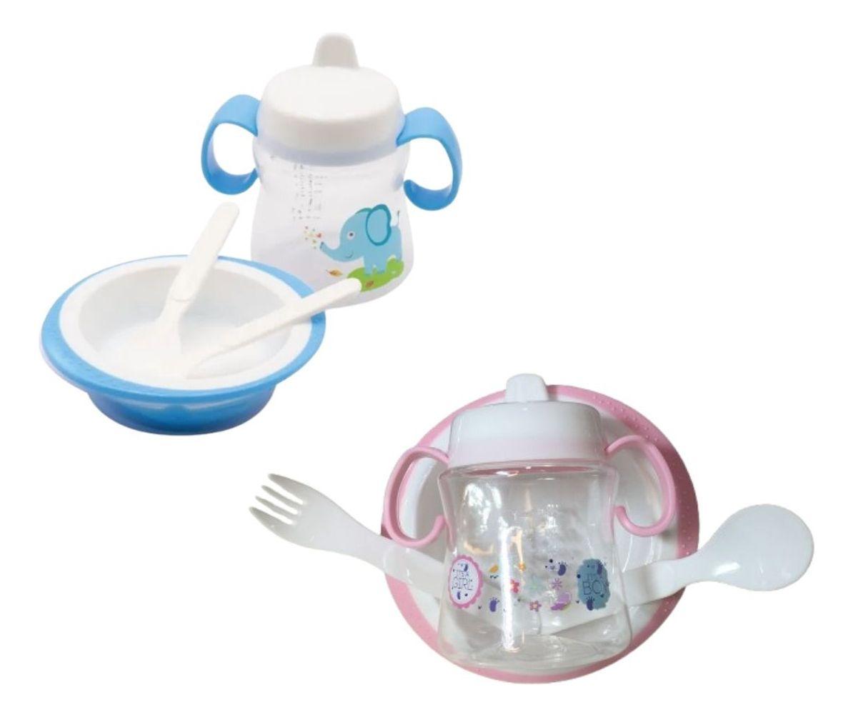 3 SET DE ALIMENTACION 4 EN 1 ERGONOMICO DE BEBE LAU-9