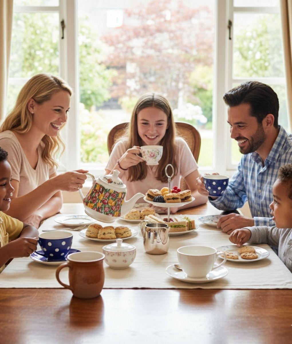 Tetera Diseño Primavera Floral Elegante Decoración Hogar Jhn-3