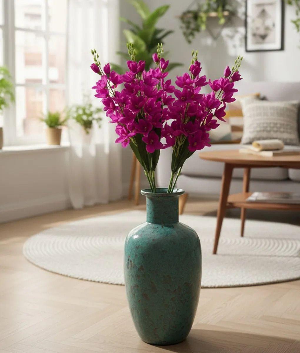 Set 2 Ramo Decorativo Artificial Espigas Florales Adorno Jhn-8