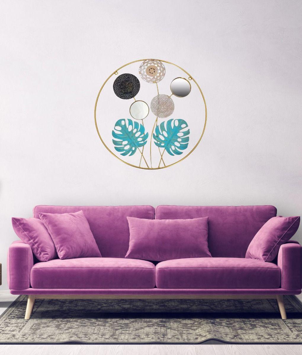 Cuadro Decorativo Pared Escultura Adorno Flores Creativo Jhn-6